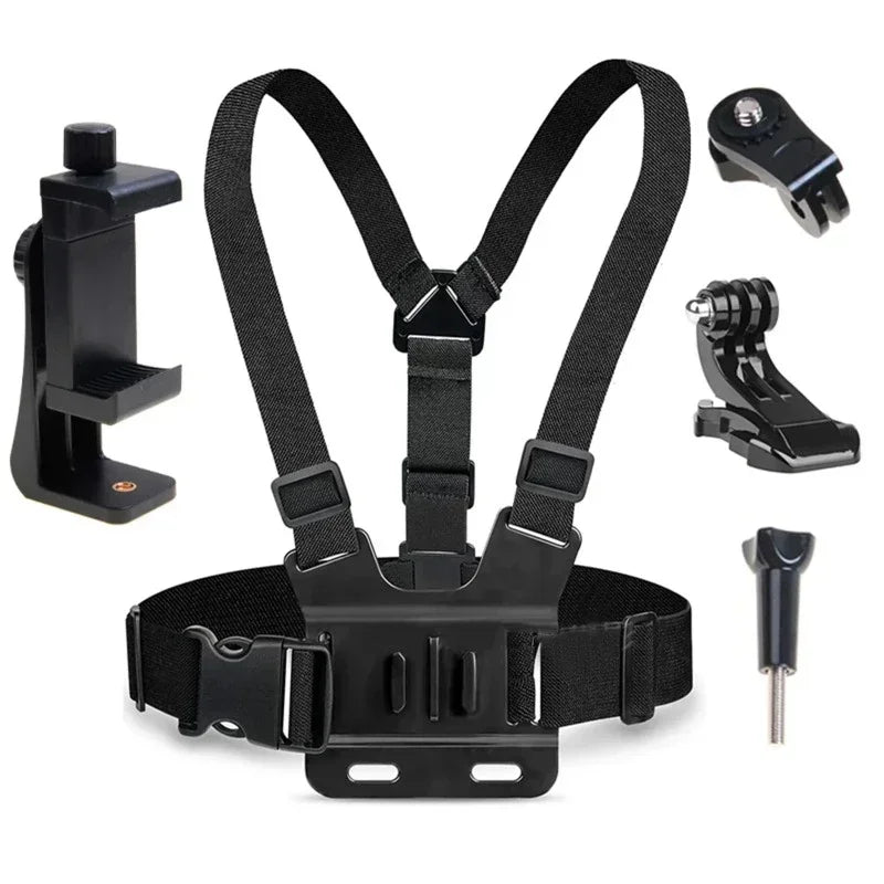 Brustgurt-Handyhalter für Action-Aufnahmen – freihändig filmen beim Fahren, Skifahren & Biken
