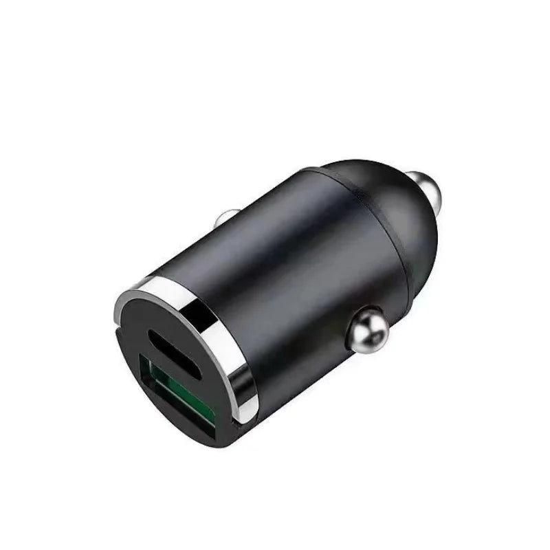 200 W Kfz-Schnellladegerät – USB + Typ-C, Aluminiumlegierung, QC4.0 kompatibel